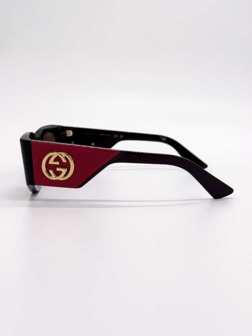 NEW GUCCI SUNGLASSES GG1664S 004 HAVANA RED WOMEN GUCCI EYEWEAR - Picture 9 of 12
